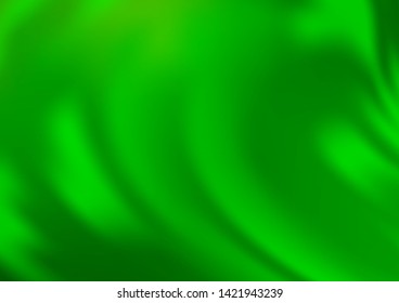 Light Green vector blurred background. A vague abstract illustration with gradient. Brand new style for your business design.
