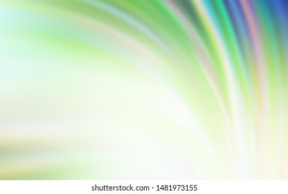 Light Green vector blurred background. Colorful abstract illustration with gradient. New way of your design.