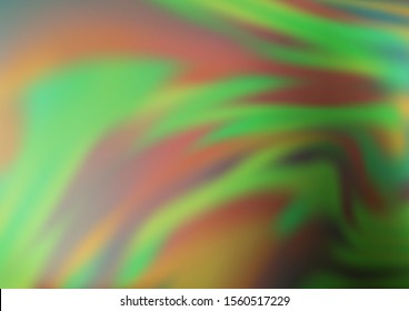 Light Green vector blurred background. A vague abstract illustration with gradient. A new texture for your design.