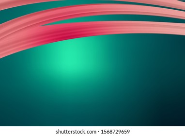 Light Green vector blurred background. Colorful illustration in abstract style with gradient. Background for designs.