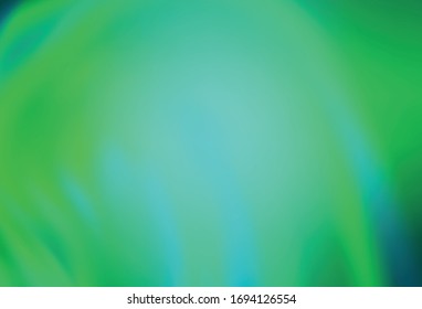 Light Green vector blurred background. Modern abstract illustration with gradient. Blurred design for your web site.