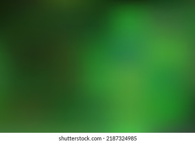 Light Green vector blurred background. A vague abstract illustration with gradient. Brand new template for your design.