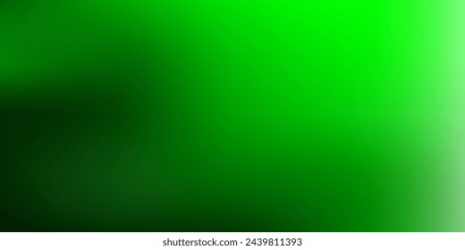 Light green vector blurred background. Colorful illustration with gradient in abstract style. Wallpaper for your web apps.