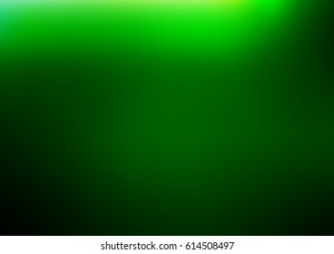 Light Green vector blurred background with glow. Art design pattern. Glitter abstract illustration with elegant bright gradient design.