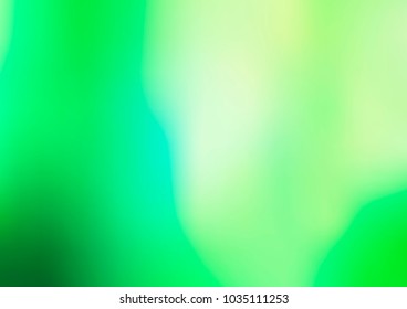 Light Green vector blurred bright pattern. A vague abstract illustration with gradient. The template can be used as a background of a cell phone.