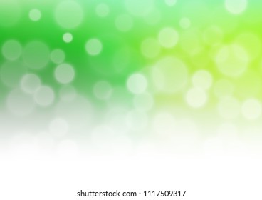 Light Green vector blurred bright background. An elegant bright illustration with gradient. The template for backgrounds of cell phones.