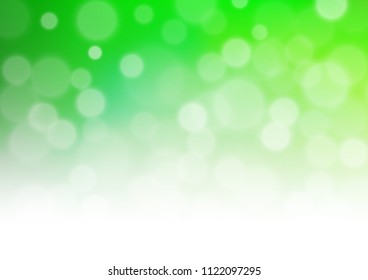 Light Green vector blurred bright pattern. Creative illustration in halftone style with gradient. The blurred design can be used for your web site.