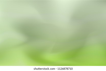 Light Green vector blurred bright pattern. Colorful abstract illustration with gradient. A completely new design for your business.