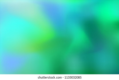 Light Green vector blurred bright template. Creative illustration in halftone style with gradient. The best blurred design for your business.