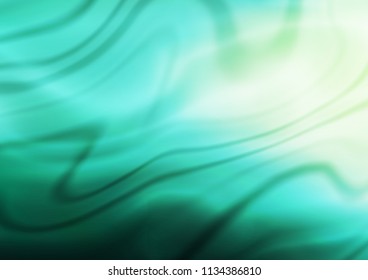 Light Green vector blurred bright template. Glitter abstract illustration with an elegant design. A completely new template for your business design.