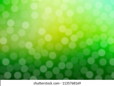 Light Green vector blurred bright pattern. Creative illustration in halftone style with gradient. The elegant pattern for brand book.