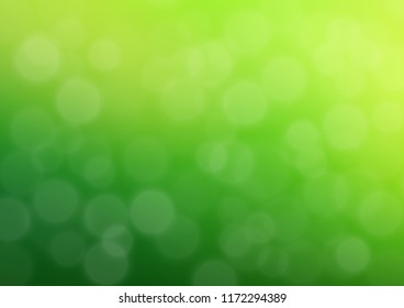 Light Green vector blurred bright template. Colorful abstract illustration with gradient. Brand new design for your business.