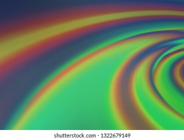 Light Green vector blurred bright background. Colorful illustration in abstract style with gradient. A completely new template for your design.