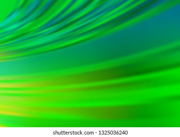 Light Green vector blurred bright template. Colorful illustration in abstract style with gradient. The elegant pattern for brand book.