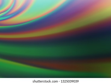 Light Green vector blurred bright template. Shining colorful illustration in a Brand new style. The best blurred design for your business.