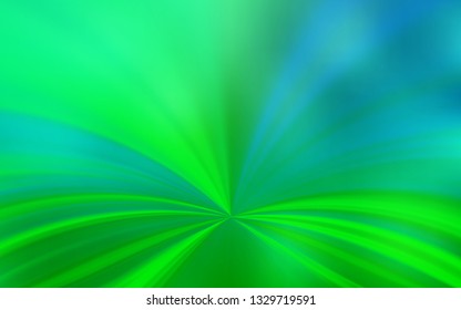 Light Green vector blurred bright pattern. An elegant bright illustration with gradient. Elegant background for a brand book.