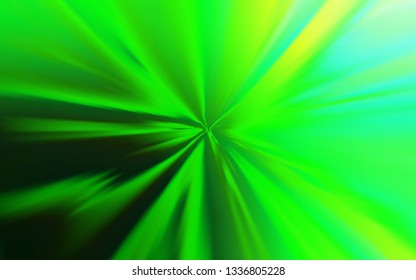 Light Green vector blurred bright template. Colorful illustration in abstract style with gradient. Background for designs.