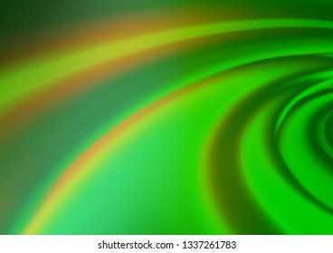 Light Green vector blurred bright pattern. A completely new color illustration in a bokeh style. Brand new design for your business.