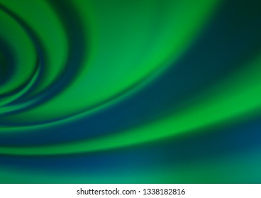 Light Green vector blurred bright background. Creative illustration in halftone style with gradient. The background for your creative designs.