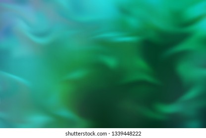 Light Green vector blurred bright template. A completely new colored illustration in blur style. Background for designs.