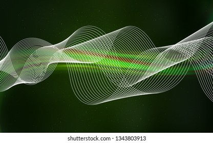 Light Green vector blurred bright template. Modern abstract illustration with gradient. Completely new design for your business.