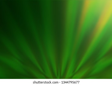 Light Green vector blurred bright template. Shining colorful illustration in a Brand new style. The best blurred design for your business.