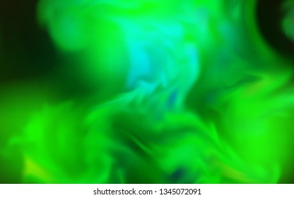 Light Green vector blurred bright texture. Colorful illustration in abstract style with gradient. Completely new design for your business.