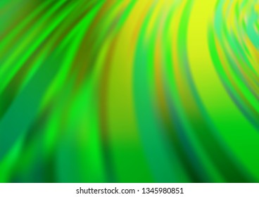 Light Green vector blurred bright template. Creative illustration in halftone style with gradient. The best blurred design for your business.