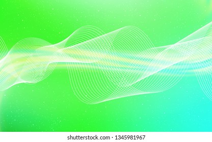 Light Green vector blurred bright pattern. Colorful illustration in abstract style with gradient. Blurred design for your web site.