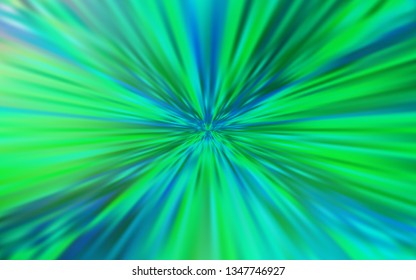 Light Green vector blurred bright texture. Colorful illustration in abstract style with gradient. Smart design for your work.