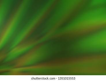 Light Green vector blurred bright template. A completely new color illustration in a bokeh style. Brand new style for your business design.