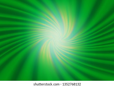 Light Green vector blurred bright background. A vague abstract illustration with gradient. Brand new design for your business.
