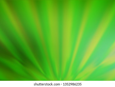 Light Green vector blurred bright template. Colorful illustration in abstract style with gradient. The background for your creative designs.