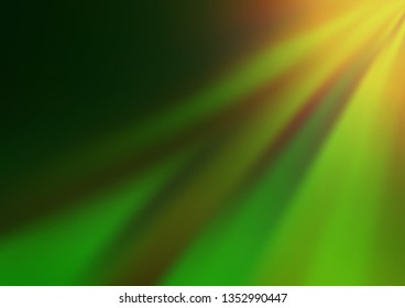 Light Green vector blurred bright template. Modern geometrical abstract illustration with gradient. Brand new design for your business.