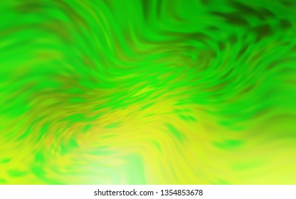 Light Green vector blurred bright texture. Colorful illustration in abstract style with gradient. Smart design for your work.