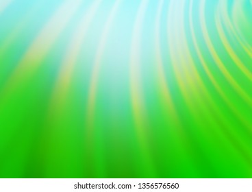 Light Green vector blurred bright pattern. Creative illustration in halftone style with gradient. Brand new style for your business design.
