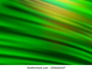 Light Green vector blurred bright template. Glitter abstract illustration with an elegant design. A completely new design for your business.