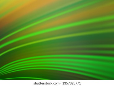 Light Green vector blurred bright pattern. Colorful illustration in abstract style with gradient. The template for backgrounds of cell phones.