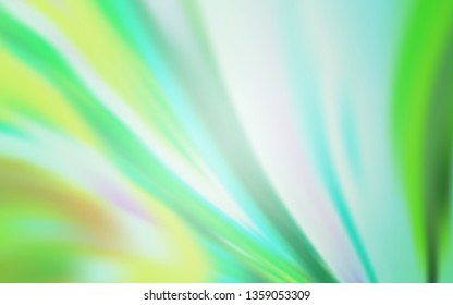 Light Green vector blurred bright template. Shining colored illustration in smart style. Background for a cell phone.