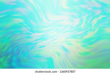 Light Green vector blurred bright template. Colorful abstract illustration with gradient. Background for a cell phone.