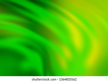 Light Green vector blurred bright pattern. A completely new color illustration in a bokeh style. The background for your creative designs.