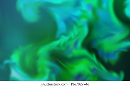 Light Green vector blurred bright pattern. Glitter abstract illustration with gradient design. Background for designs.