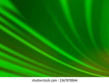 Light Green vector blurred bright pattern. Modern geometrical abstract illustration with gradient. Brand new style for your business design.