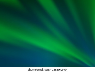 Light Green vector blurred bright pattern. Modern geometrical abstract illustration with gradient. The blurred design can be used for your web site.