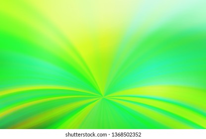 Light Green vector blurred bright texture. Colorful abstract illustration with gradient. New design for your business.