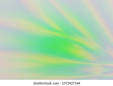 Light Green vector blurred bright background. Colorful abstract illustration with gradient. A completely new design for your business.