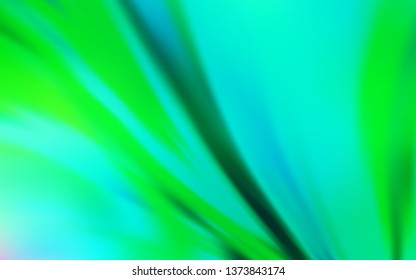 Light Green vector blurred bright texture. An elegant bright illustration with gradient. Blurred design for your web site.