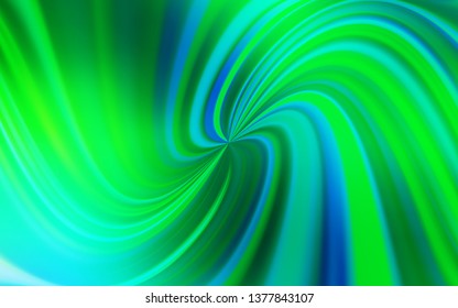 Light Green vector blurred bright pattern. Glitter abstract illustration with gradient design. Background for designs.