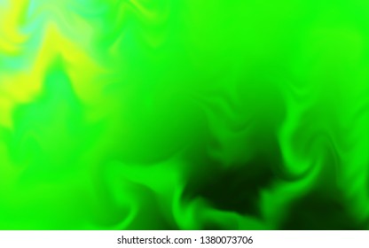 Light Green vector blurred bright pattern. Colorful abstract illustration with gradient. New style for your business design.