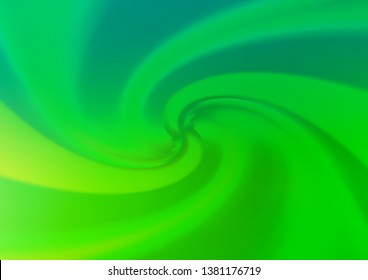 Light Green vector blurred bright background. Colorful abstract illustration with gradient. A completely new template for your design.